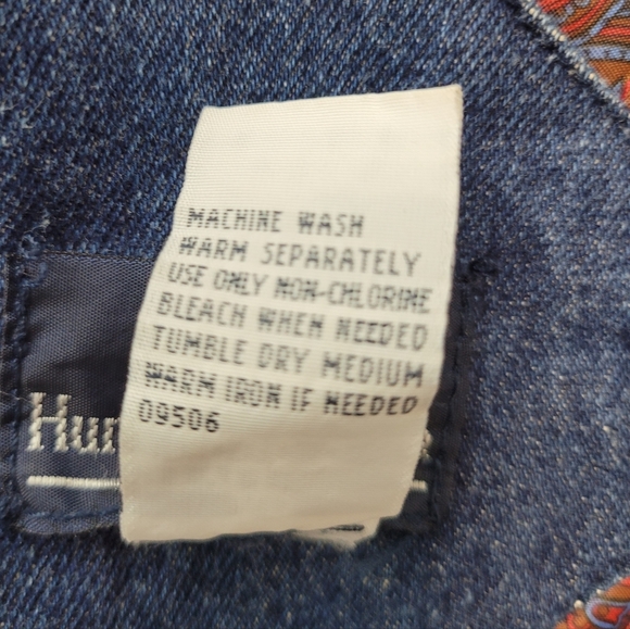 Hunters Run Women's Fall/Winter Denim Corduroy Paisley Trench Coat Jacket - Picture 12 of 13